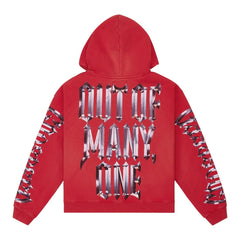 Godspeed Chrome Motto Hoodie Red Wash