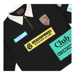 Godspeed GRC Quarter Zip Polo Black