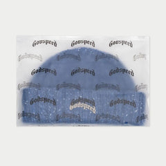 Godspeed OG Logo Emblem Beanie Blue Speckle
