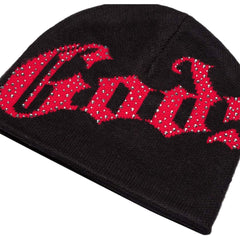 Godspeed Studded Beanie Black Red