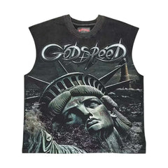 Godspeed Sunken Liberty 2 Sleeveless Tee Black