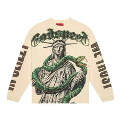 Godspeed Top 5 Slizzy Long Sleeve Tee Bone