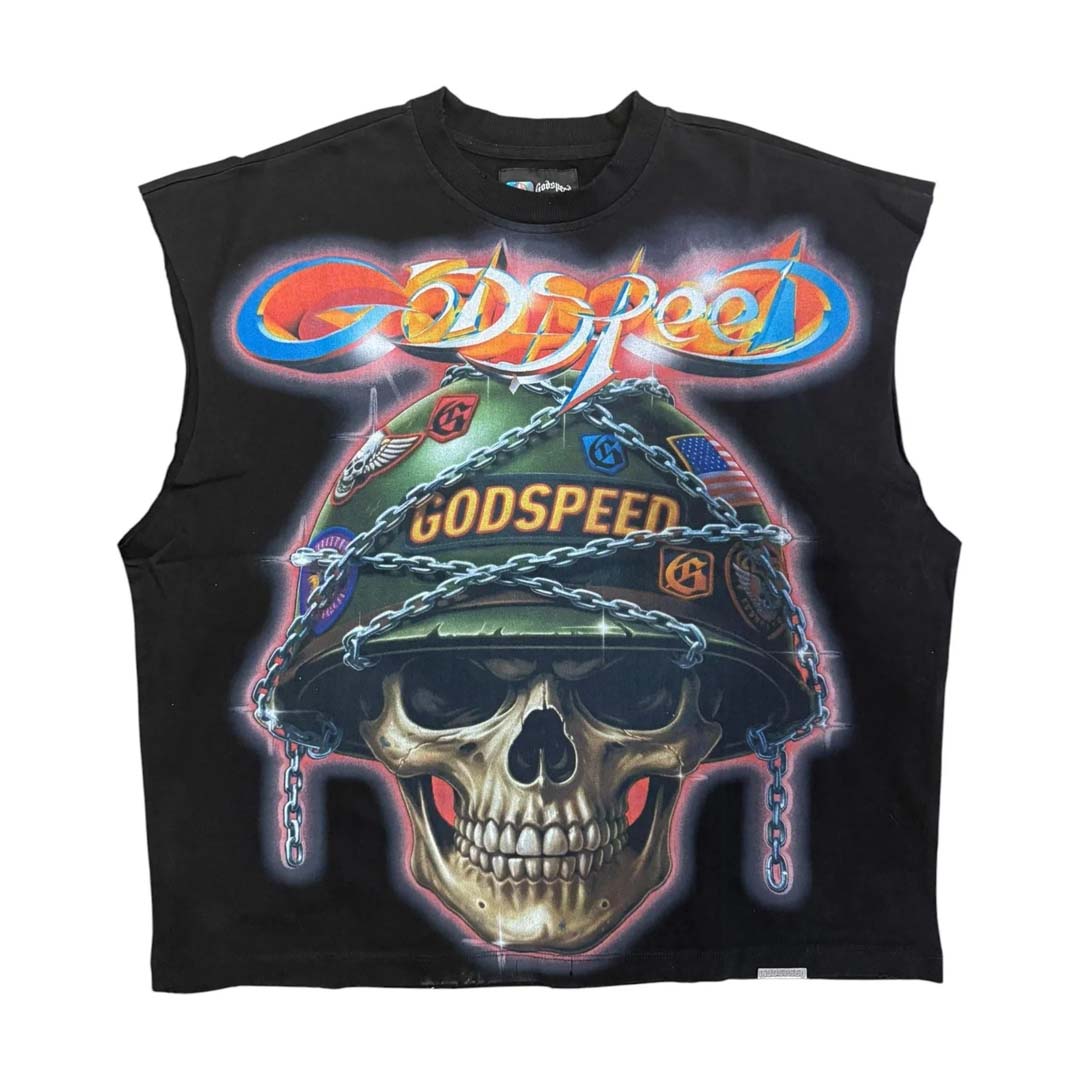 Godspeed Badges of Honor Sleeveless Tee Black