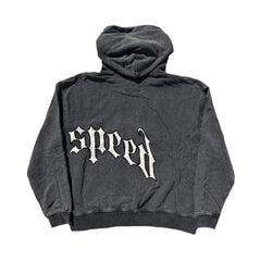 Godspeed Big Logo Grey Wash Hoodie