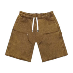 Godspeed Carpenter Distressed Shorts Muddy Brown
