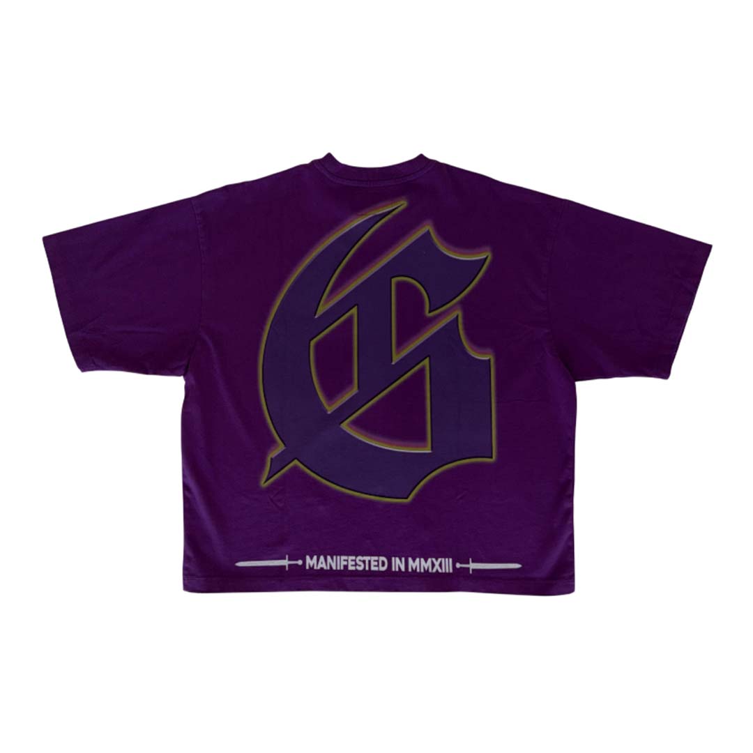 Godspeed Man In The Mirror Tee Purple Grape