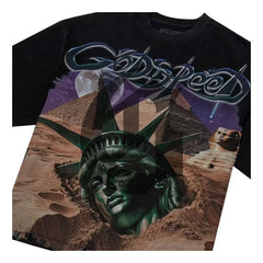 Godspeed Mother Cairo Tee Black Wash