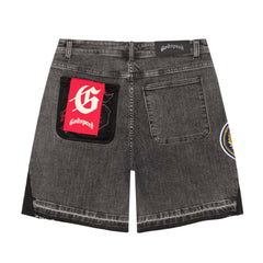 Godspeed Patchwork Denim Shorts V2 Grey