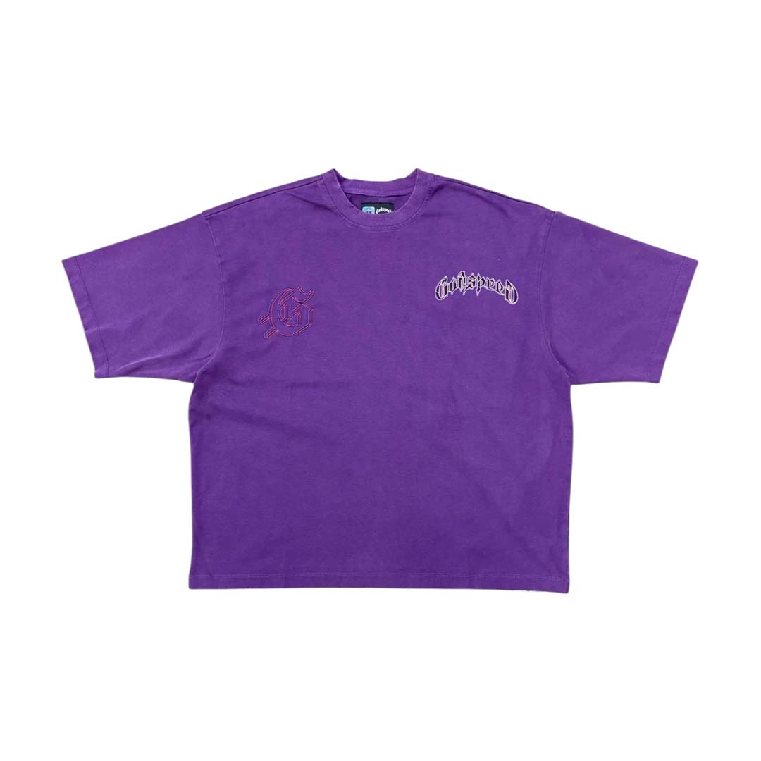 Godspeed Run Club Grape Purple Tee