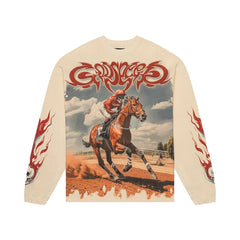 Godspeed Thoroughbred Long Sleeve Tee Bone