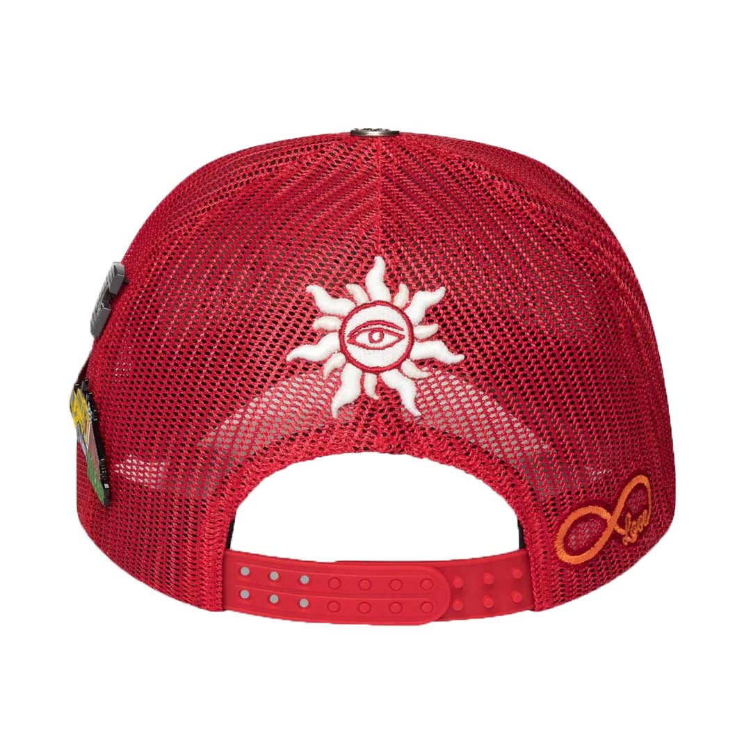Godspeed Trucker Hat Red Black